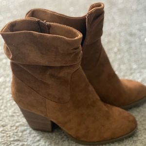 Brown booties